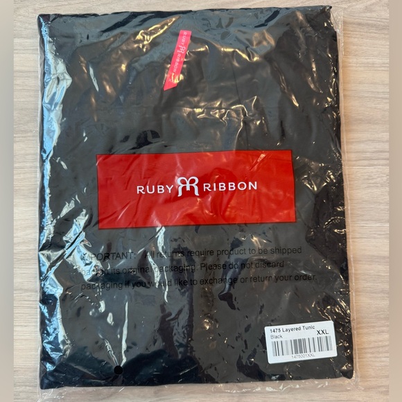 Ruby Ribbon Layered Tunic - Picture 5 of 5